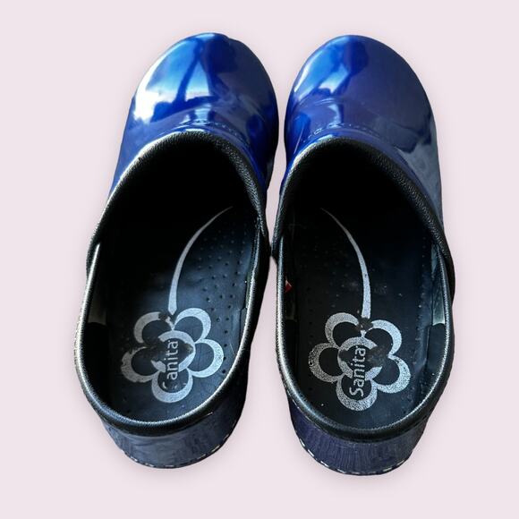 Sanita Blue Slip-Resistant Shoes Sz 38 - Picture 9 of 11